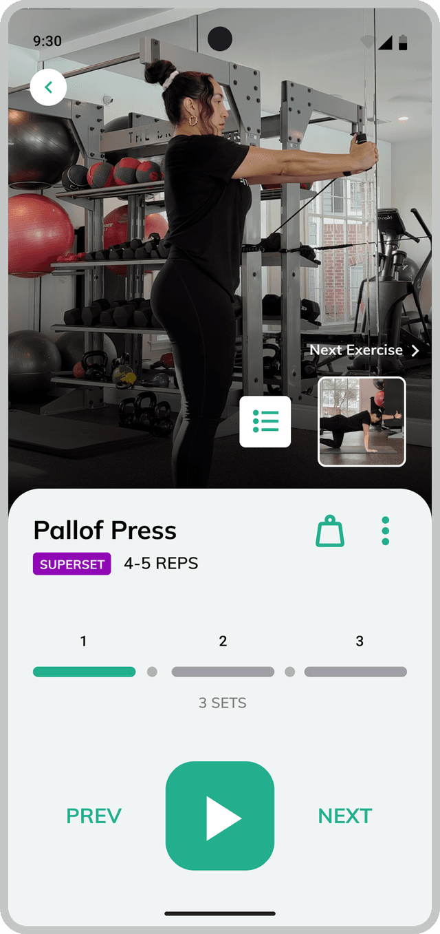 Workout Sessions